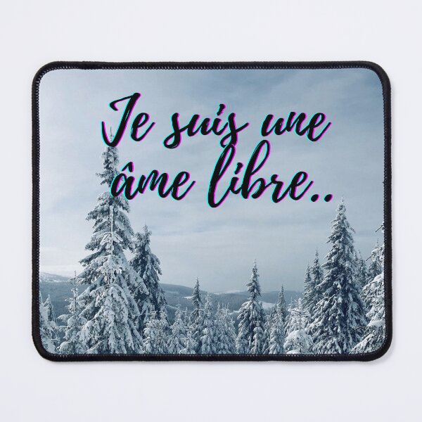 Item preview, I am a free soul - popular french quotes theme gifts  designed and sold by RebelliousRosee.