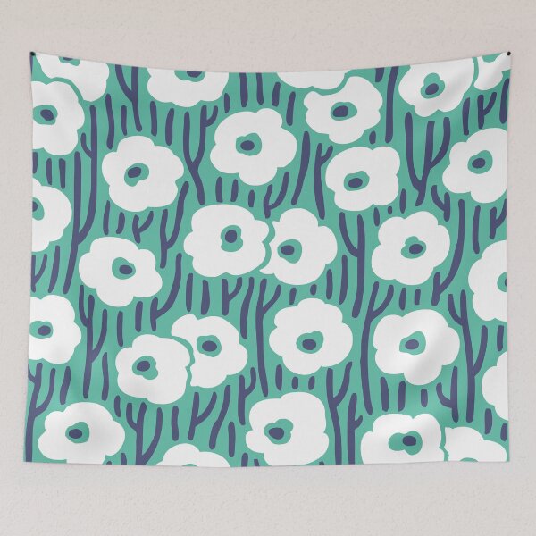 Item preview, Mid Century Modern Wild Flower Pattern 518 designed and sold by tonymagnerart.
