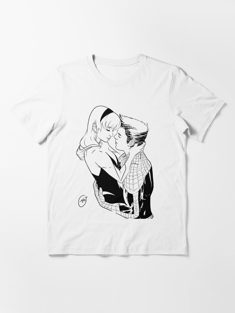 Alternate view of Spider Love: Gwen & Peter Forever Essential T-Shirt
