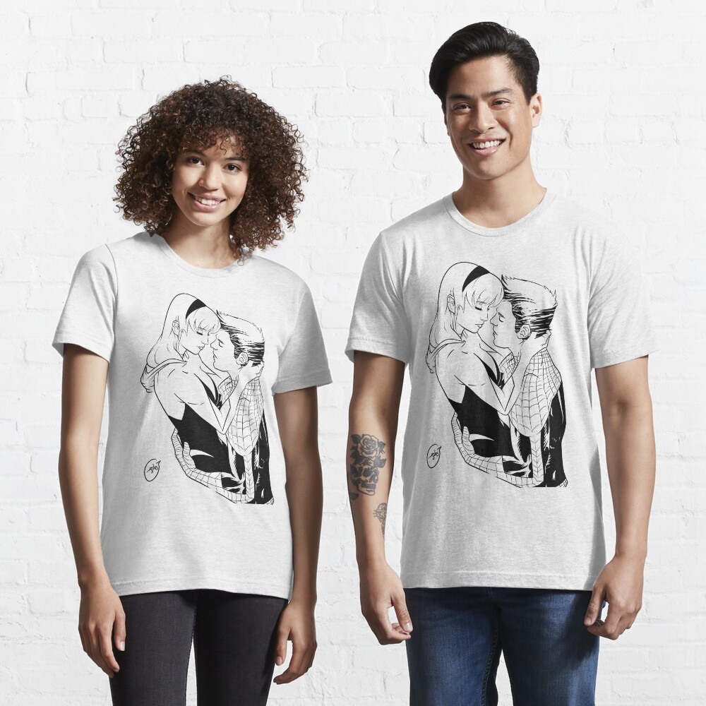 Spider Love: Gwen & Peter Forever Essential T-Shirt