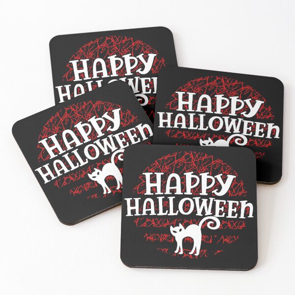 Item preview, Happy Halloween in Black designed and sold by sarodigiart.