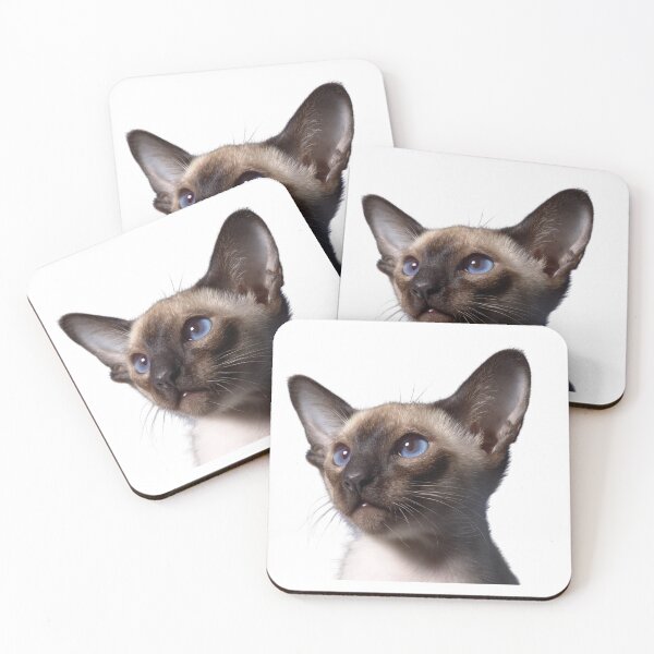 Item preview, cat with blue eyes designed and sold by Thehecticstore.