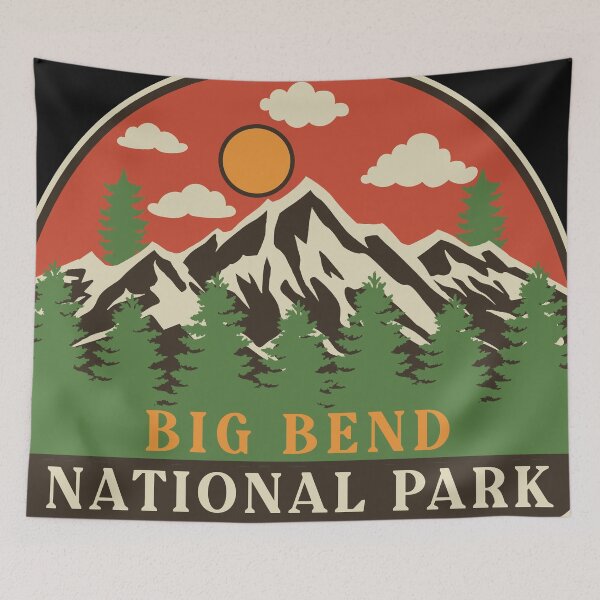 Item preview, Big Bend National Park - Vintage designed and sold by Nature-mark.