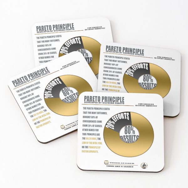 Item preview, Pareto Principle - Time Management - Time Leadership designed and sold by thinkleader2000.