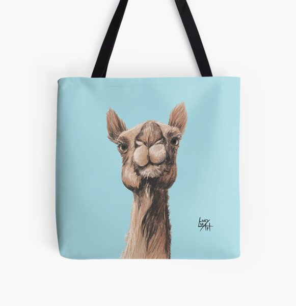 Camel All Over Print Tote Bag