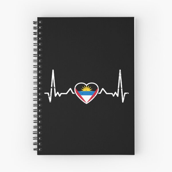 Item preview, Antigua y Barbuda Heartbeat Antiguan Flag Antiguan designed and sold by max-it-out.