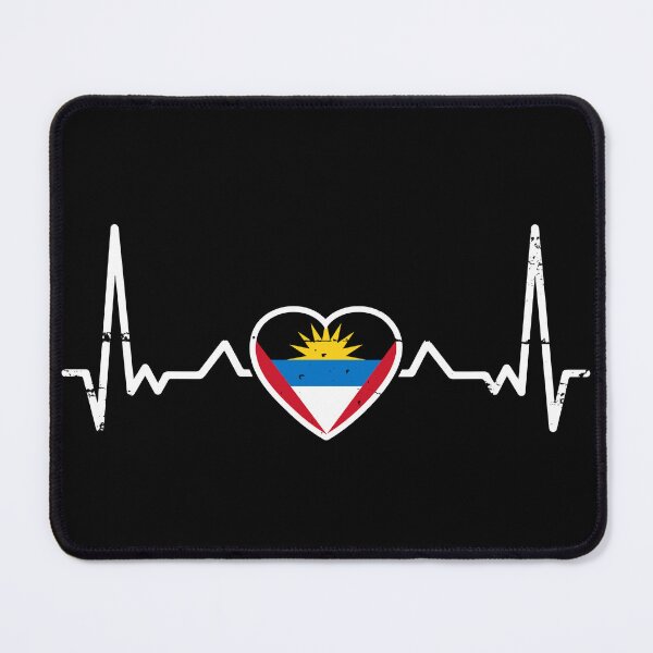 Item preview, Antigua and Barbuda Heartbeat Antiguan Flag Antiguan designed and sold by max-it-out.