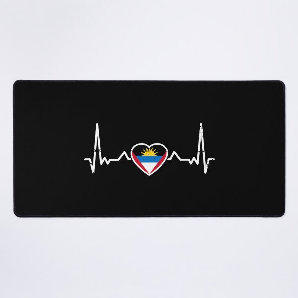 Item preview, Antigua and Barbuda Heartbeat Antiguan Flag Antiguan designed and sold by max-it-out.
