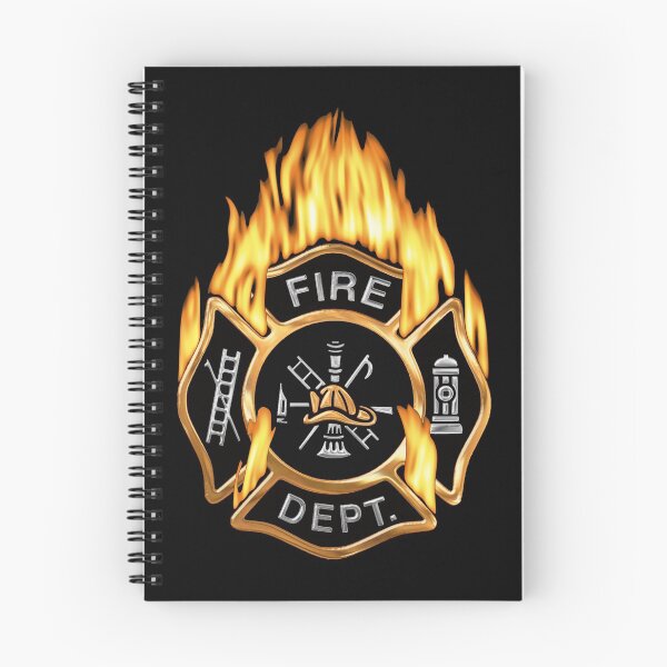 Item preview, Flaming Gold Firefighter Badge designed and sold by Jerry Lambert.