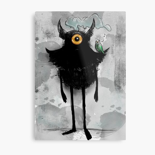 Cyclop and Love Bird Metallbild