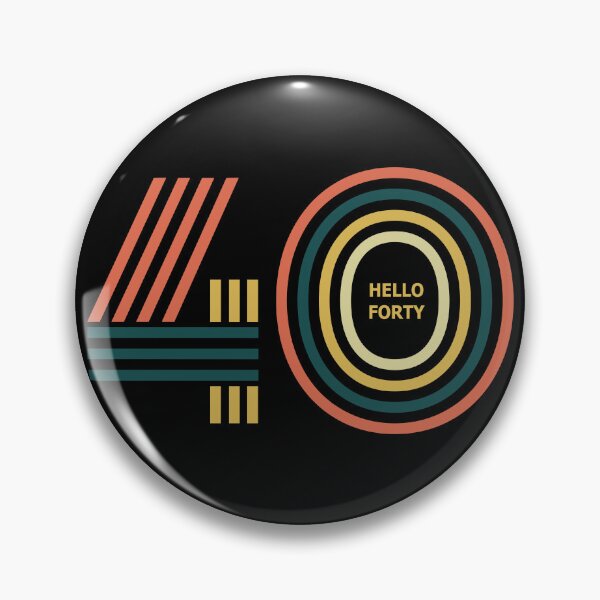Item preview, hello Forty. 40th birthday. designed and sold by DIDAKU.
