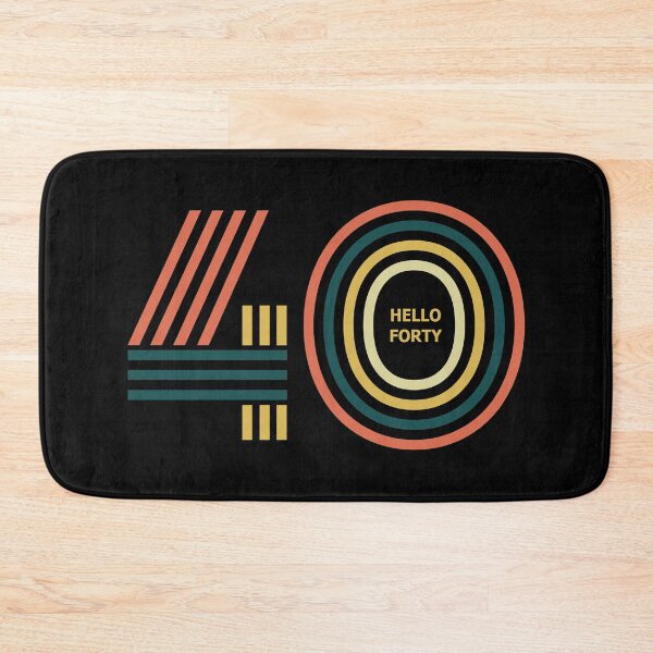 Item preview, hello Forty. 40th birthday. designed and sold by DIDAKU.