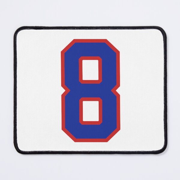 Item preview, Number 8 blue red sports jersey eight designed and sold by LoveIsColorful.