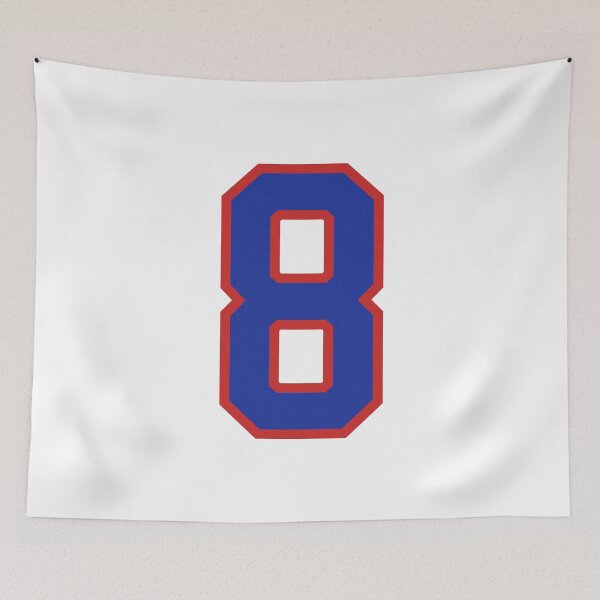 Item preview, Number 8 blue red sports jersey eight designed and sold by LoveIsColorful.