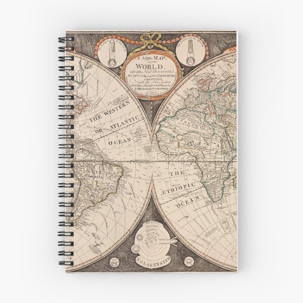 Item preview, Antique New Map of The World 1799 designed and sold by Glimmersmith.