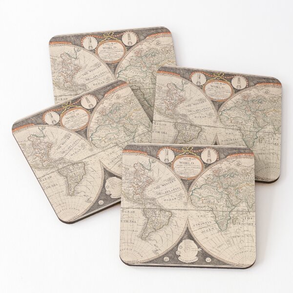 Item preview, Antique New Map of The World 1799 designed and sold by Glimmersmith.