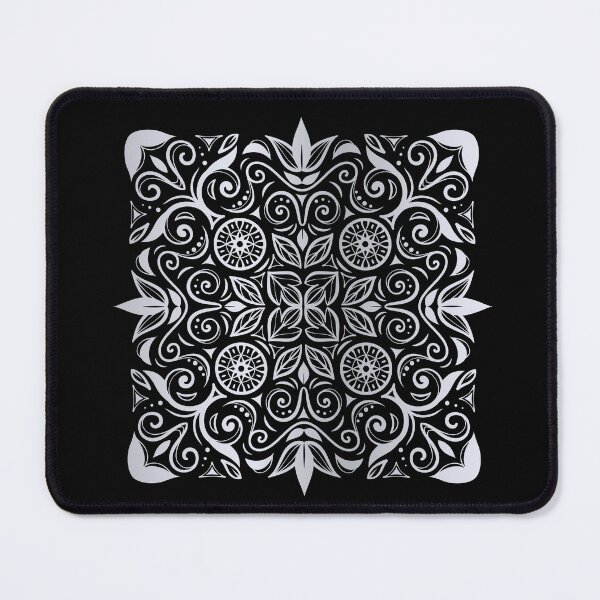 Item preview, premium silver mandala art design designed and sold by yaZzaboy.