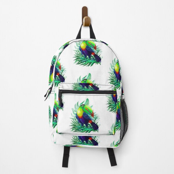 Item preview, Cool green tropical bird sitting painting designed and sold by BEAUTY ⭐⭐⭐⭐⭐.