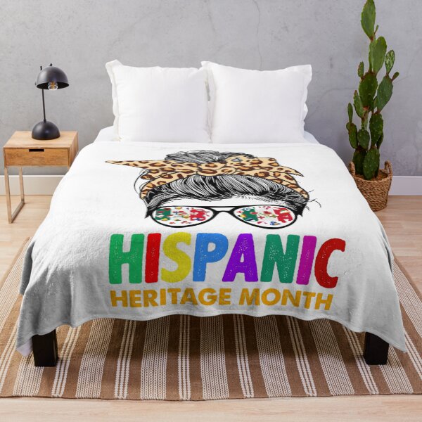 Artikelvorschau, unordentliches Brötchenhaar Latinx-Länder kennzeichnen hispanischen Erbmonatst-shirt entworfen und verkauft von Norstyle.