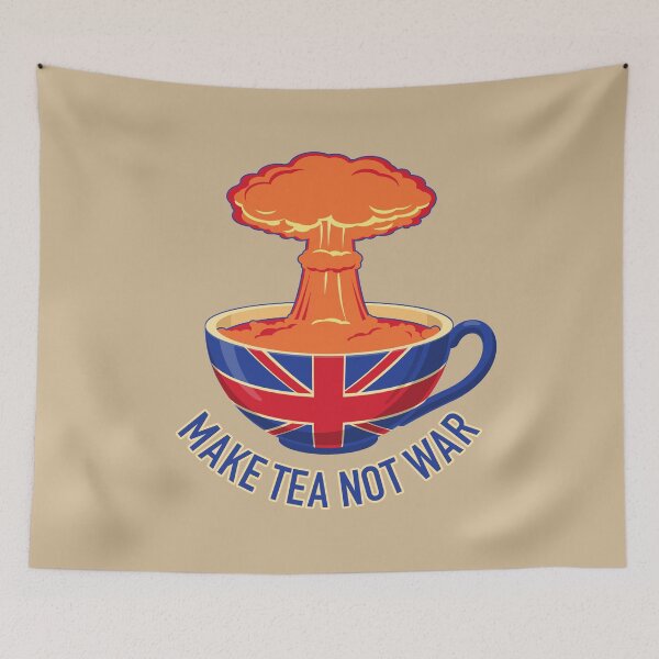 Item preview, Make tea not war designed and sold by goldengallery.