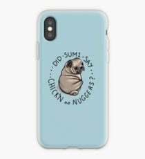 Chubby pug iPhone Case