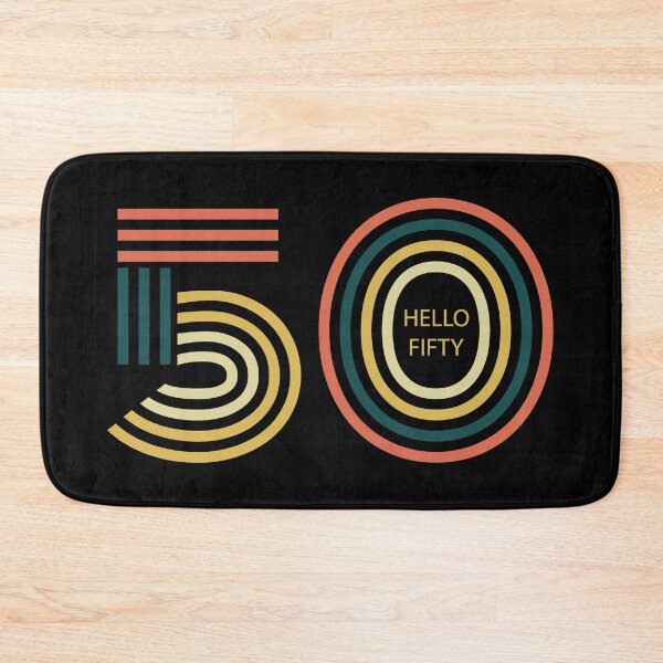 Item preview, hello Fifty. 50th birthday. designed and sold by DIDAKU.