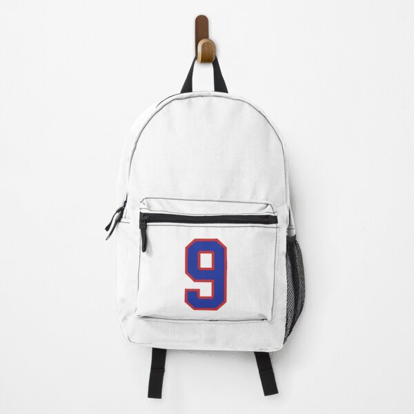 Item preview, Number 9 blue red sports jersey nine designed and sold by LoveIsColorful.