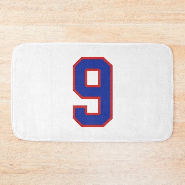 Item preview, Number 9 blue red sports jersey nine designed and sold by LoveIsColorful.