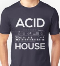 Camiseta unisex Casa Ácida | Retro | Roland 303 | Music Raver | Synth