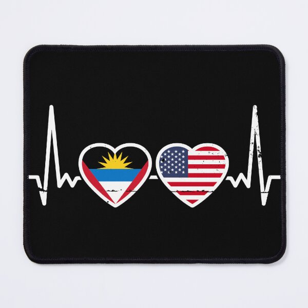 Item preview, Antigua and Barbuda USA Flag Antiguan American designed and sold by max-it-out.