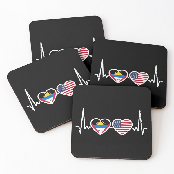 Item preview, Antigua and Barbuda USA Flag Antiguan American designed and sold by max-it-out.