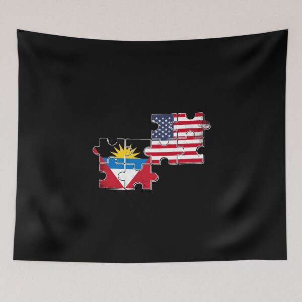 Item preview, Antigua and Barbuda USA Flag Antiguan American designed and sold by max-it-out.