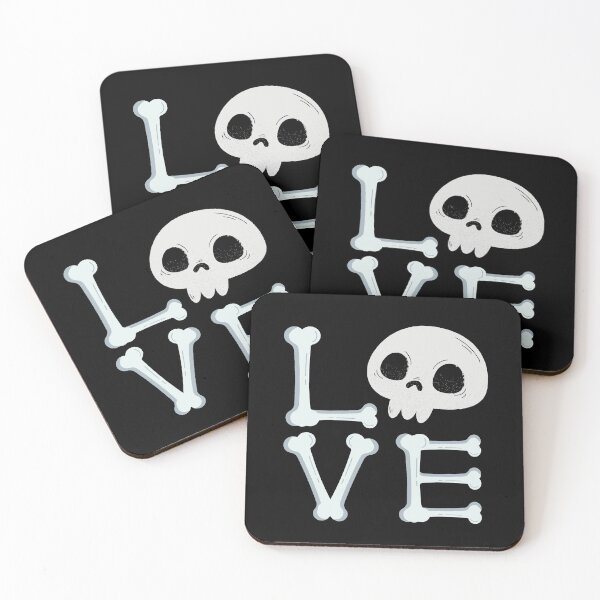 Item preview, Love skull and bones designed and sold by The magic  Yellow bus.