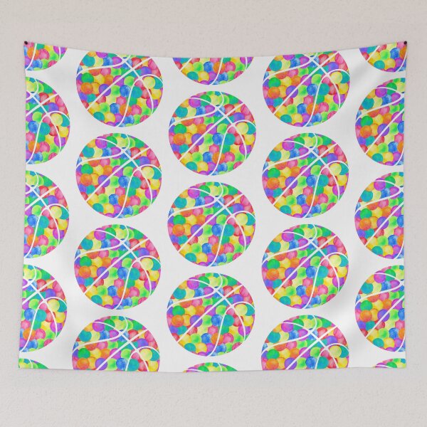 Item preview,  Colorful Polka Dot Basketball designed and sold by Pride-Casuals.