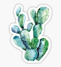 watercolor cactus Sticker
