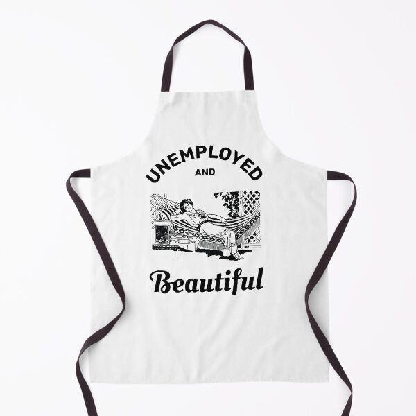 Item preview, Unemployed and beautiful retro vintage funny design designed and sold by absolutdesign.