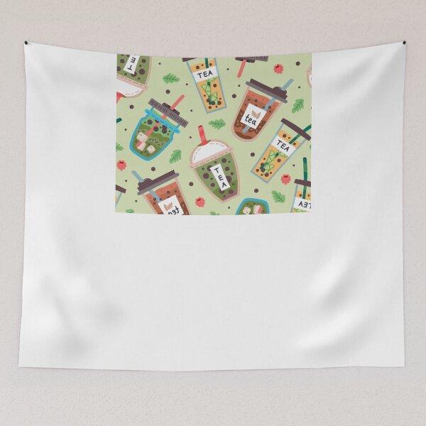 Item preview, Cute Boba tea pattern  designed and sold by AGDesignstore.