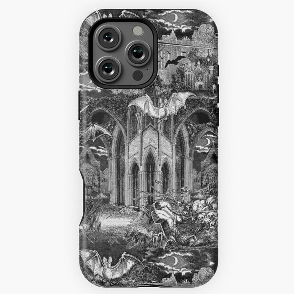 Item preview, Dark Gothic Vampires Crypt Graves Bats Skulls Pattern by Moose Disco designed and sold by MooseDisco.