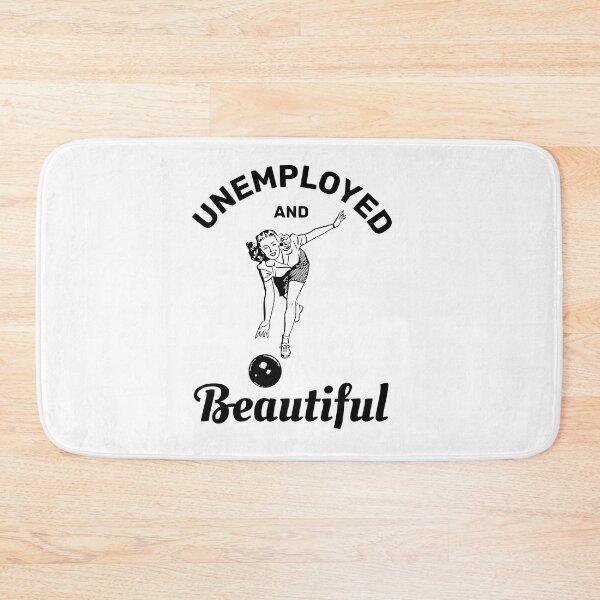 Item preview, Unemployed and beautiful retro vintage funny design designed and sold by absolutdesign.