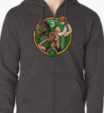 boston big three! Zipped Hoodie