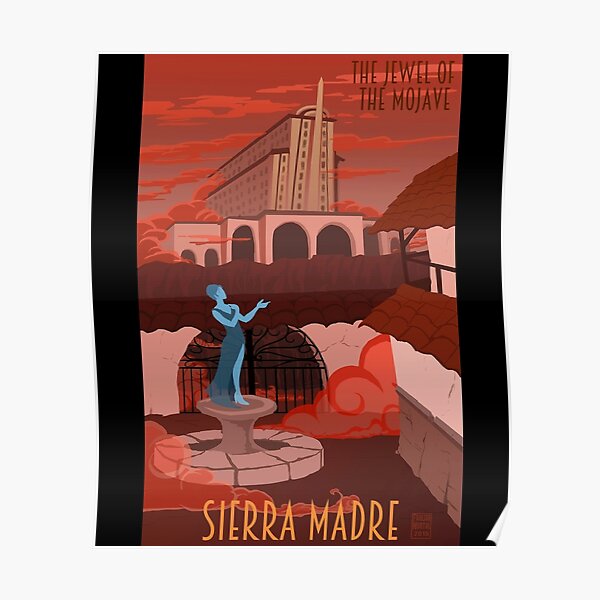 to sierra madre greeting card" Poster for Sale by FrancisCogar