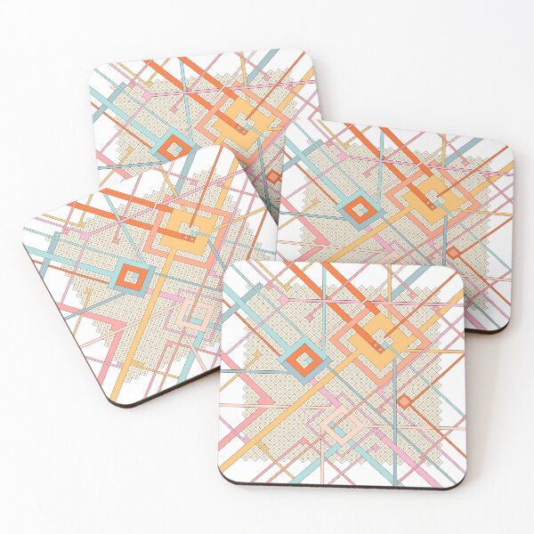 Item preview, Abstract geometric colorful vector pattern designed and sold by Familyshmot.