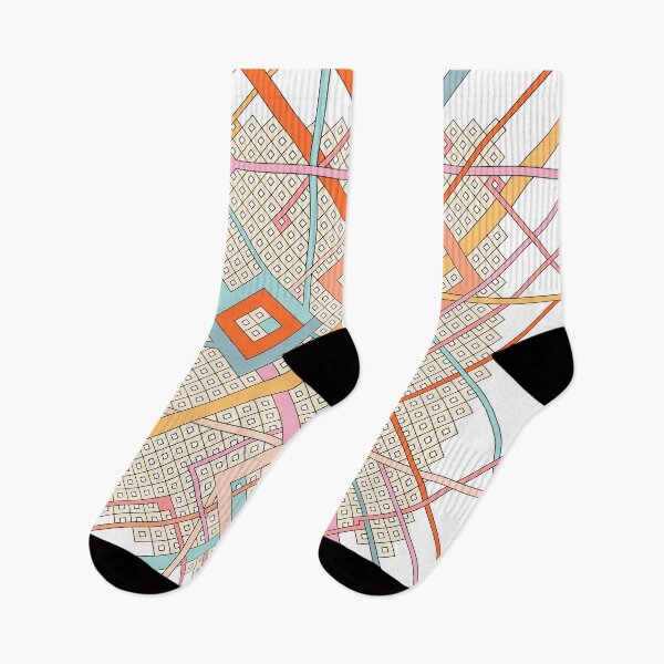 Item preview, Abstract geometric colorful vector pattern designed and sold by Familyshmot.