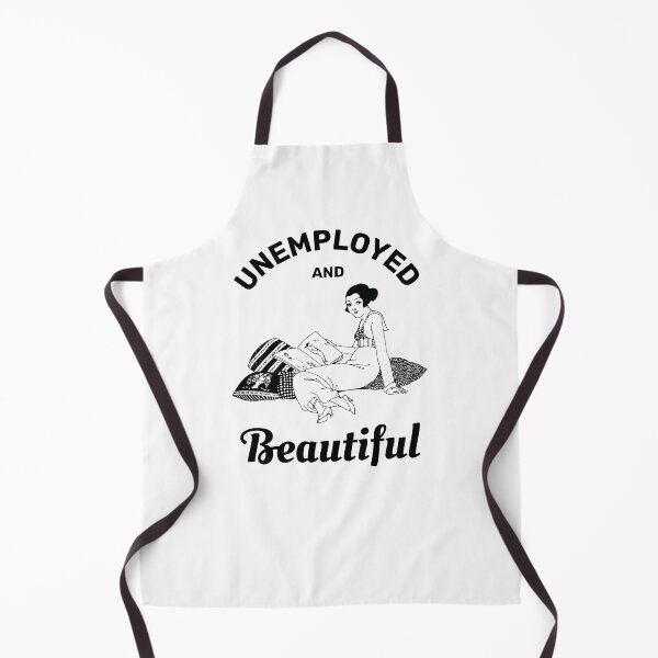 Item preview, Unemployed and beautiful retro vintage funny design designed and sold by absolutdesign.
