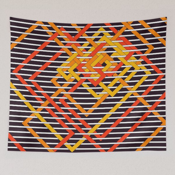 Item preview, Abstract geometric colorful vector pattern designed and sold by Familyshmot.