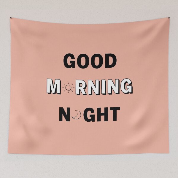 Item preview, GOOD MORNING/NIGHT PINK designed and sold by imiuzangela.