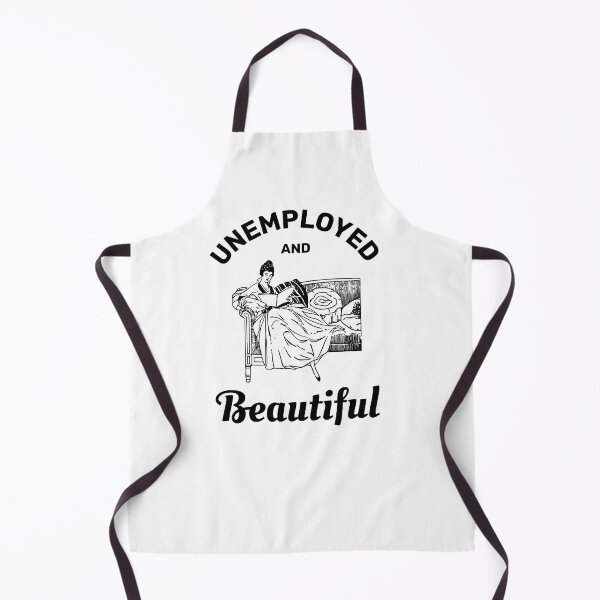 Item preview, Unemployed and beautiful retro vintage funny design designed and sold by absolutdesign.