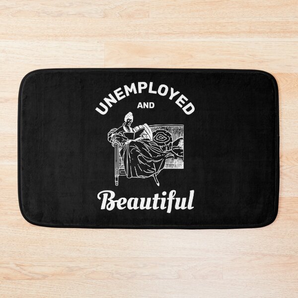 Item preview, Unemployed and beautiful retro vintage funny design designed and sold by absolutdesign.