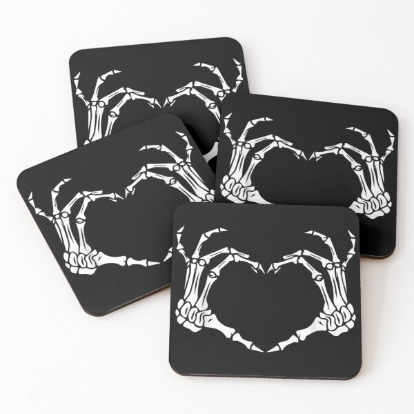 Item preview, Skeleton Hand Heart Sign Bones Costume Funny Halloween designed and sold by KylarDuffy.