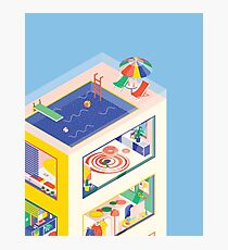 ISOMETRIC BUILDING Photographic Print